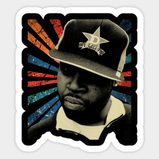 sketc vintage J Dilla Sticker